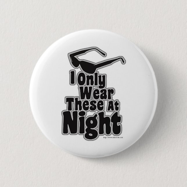 Sunglasses After Dark 6 Cm Round Badge (Front)