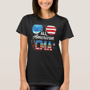 Sunglasses All American Cma Nurse 4th Of July Leop T-Shirt