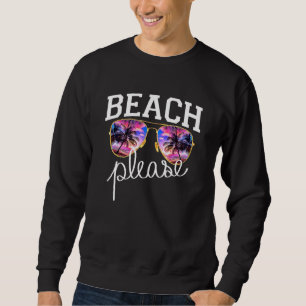 Sunglasses Aloha Beaches Hawaii Hawaiian Women Men Sweatshirt