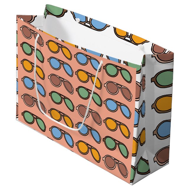 Sunglasses Colourful Summer Sunglasses Large Gift Bag (Front Angled)