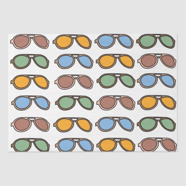 Sunglasses Colourful Summer Sunglasses Tissue Paper (Front)