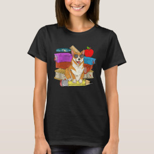 Sunglasses Dog  School Student Dog Owner Corgi T-Shirt