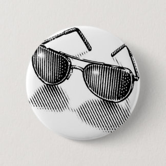 Sunglasses Love 6 Cm Round Badge