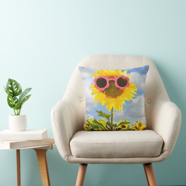 Sunglasses on a Sunflower Cushion (Chair)
