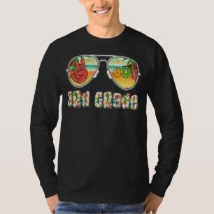 Sunglasses Peace Out 3rd Grade Teachers Graduation T-Shirt