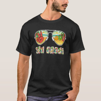 Sunglasses Peace Out 3rd Grade Teachers Graduation T-Shirt