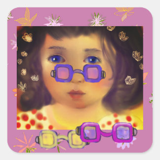 Sunglasses Square Sticker