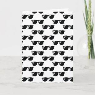Sunglasses Way to Go Dude Folded Greeting Card