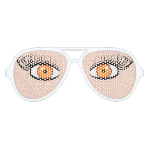 Sunglasses With Orange Eyes