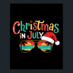 Sungled Christmas In July Summer Xmas Beach Vacati Poster<br><div class="desc">Sungled Christmas In July Summer Xmas Beach Vacation</div>