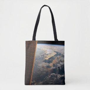 Sunglint Beams Off Celebes Sea In Southeast Asia Tote Bag