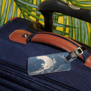 Sunglint Beams Off Lake Michigan Luggage Tag