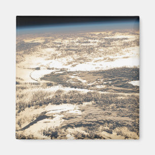 Sunglint Beams Off The Atlantic Ocean Magnet