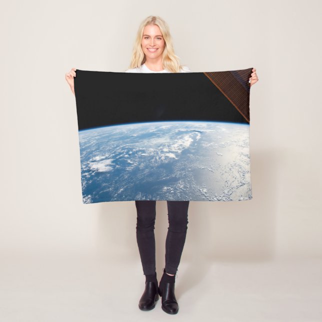 Sunglint Beams Off The Waters Of The Pacific Ocean Fleece Blanket (In Situ)