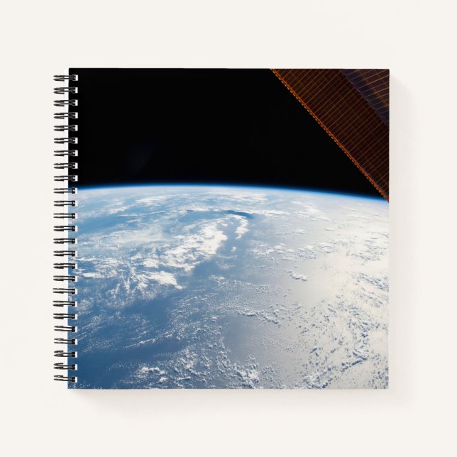 Sunglint Beams Off The Waters Of The Pacific Ocean Notebook (Front)