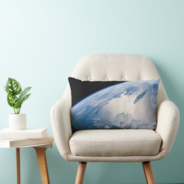 Sunglint Off The Gulf Of St. Lawrence In Canada. Lumbar Cushion (Chair)