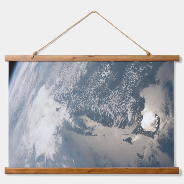 Sunglint On The Waters Of Earth. Hanging Tapestry (Front)