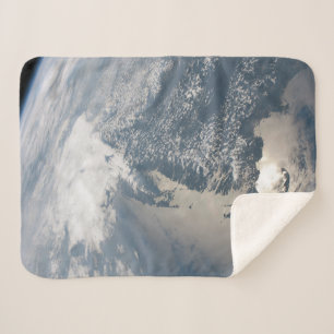 Sunglint On The Waters Of Earth. Sherpa Blanket