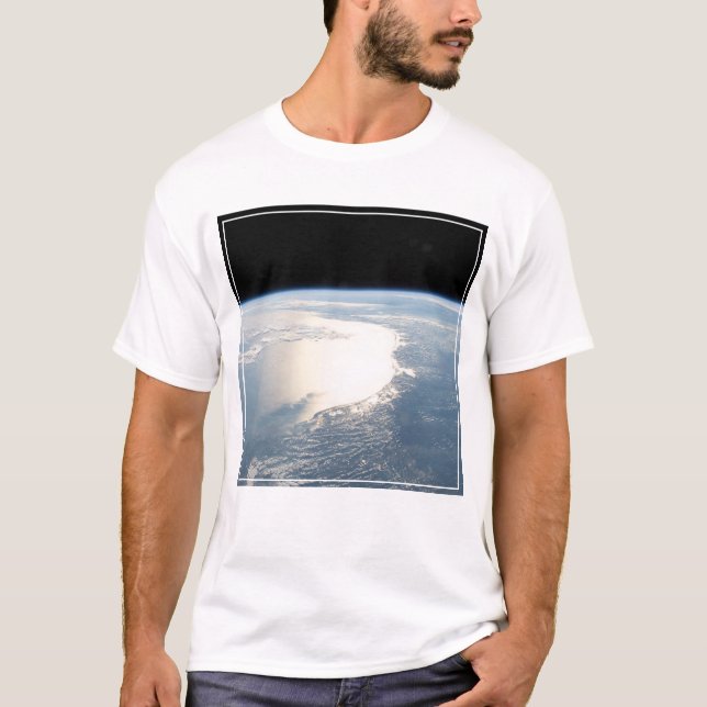 Sunglint Reflects Off The Gulf Of Mexico T-Shirt (Front)