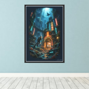 Sunken Arcade Canvas Print