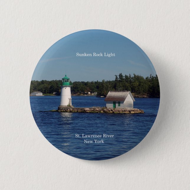 Sunken Rock Light button (Front)