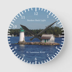 Sunken Rock Light clock