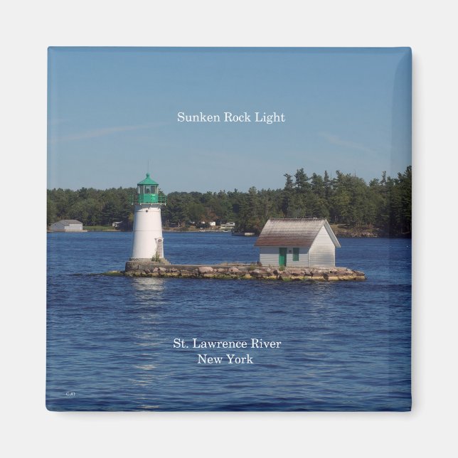 Sunken Rock Light magnet (Front)