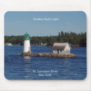 Sunken Rock Light mousepad