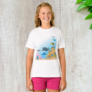 Sunken Ship And Fish T-Shirt