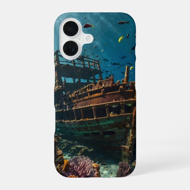 Sunken Treasure iPhone 16 Case (Back)