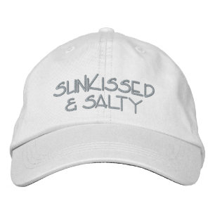 Sunkissed and Salty beach Life summer fun Embroidered Hat