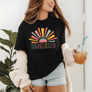 Sunkissed Retro Sun Summer Beach Holiday Tri-Blend Shirt