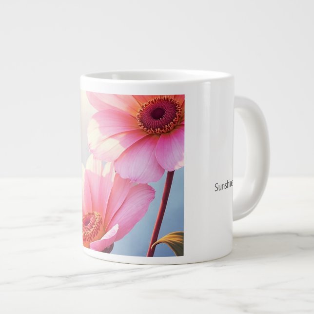 Sunkissed Salmon Large Coffee Mug (Front Right)