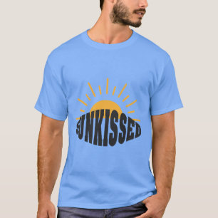 Sunkissed T-Shirt Summer Sea Beach  Sunset Retro