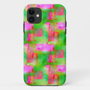 Sunlight abstract painted yellow, pink iPhone 11 case