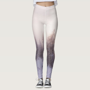 Sunlight and spruce forest leggings