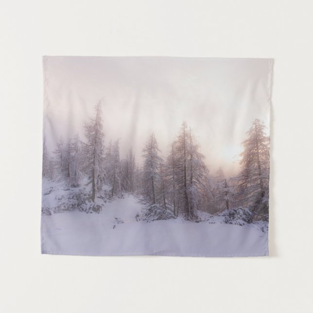 Sunlight and spruce forest tapestry (Front (Horizontal))
