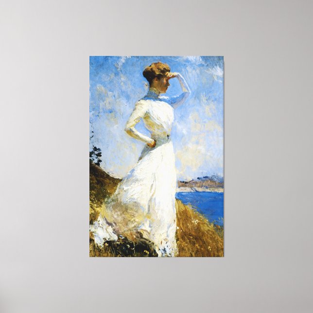 Sunlight by Frank Benson Canvas Print (Front)