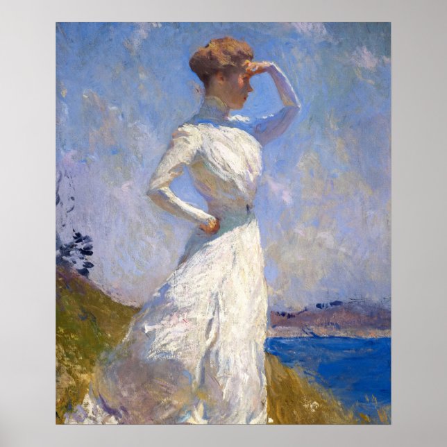 Sunlight by Frank Weston Benson Poster (Front)