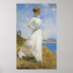 Sunlight, by Frank Weston Benson Poster