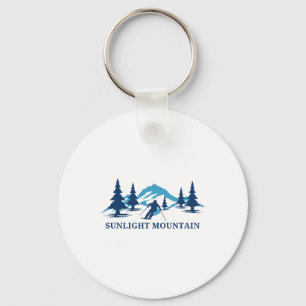 Sunlight Mountain Colorado Ski Resort Mountains  Key Ring