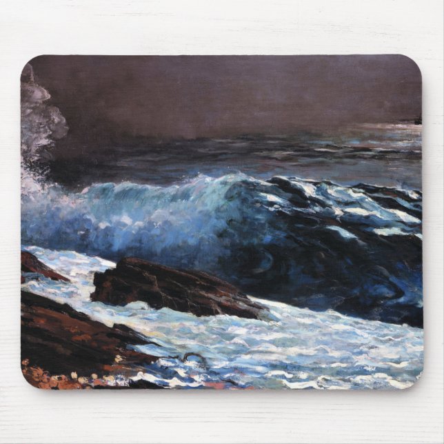 Sunlight on the Coast, fine art painting Mouse Pad (Front)