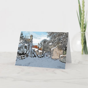 'Sunlight on the Paddocks', Harthill with Woodall. Card