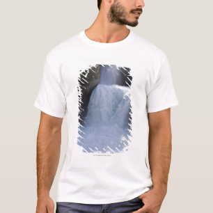 Sunlight On Waterfalls On The Side Of A Mountain T-Shirt