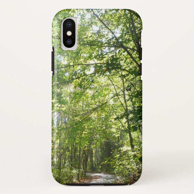 Sunlight on Wooded Path at Centennial Park Case-Mate iPhone Case (Back)
