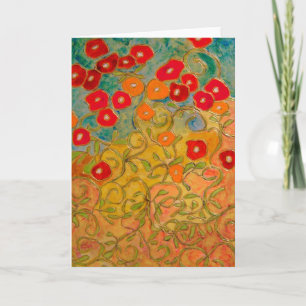 sunlight splendour (painting) note card