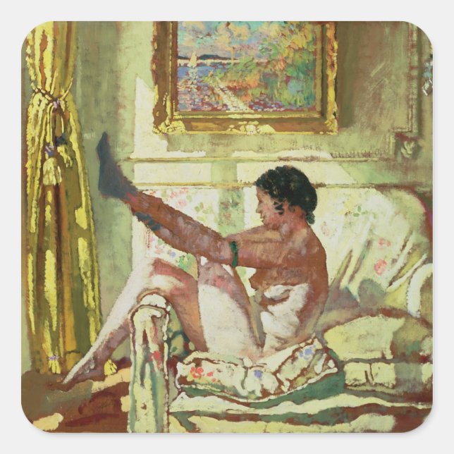 Sunlight Square Sticker (Front)