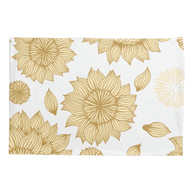 Sunlight Stillness in White Pillowcase (Back)