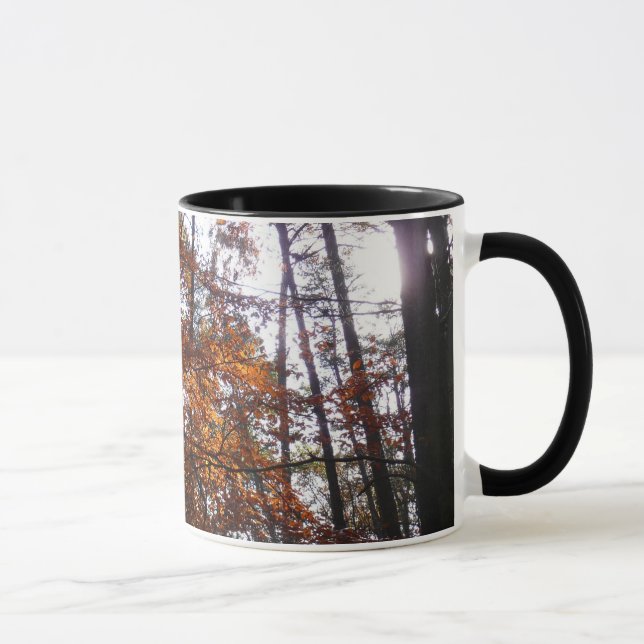 Sunlight Through Fall Tree at Greenbelt Mug (Right)