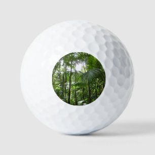 Sunlight Through Rainforest Canopy Tropical Green Golf Balls
